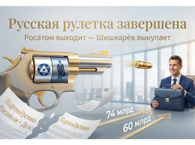 Не наше Дело: Росатом рвет партнерство с Шишкаревым