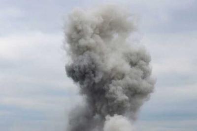 Два дрона попали в строящийся высотный дом в Уфе, возникло возгорание