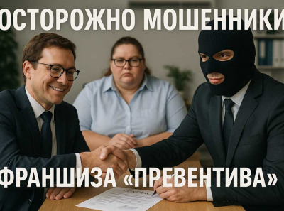 Франшиза Превентива отзывы: фиктивные гарантии, пустой бренд и схема развода на деньги — осторожно, это мошенники!